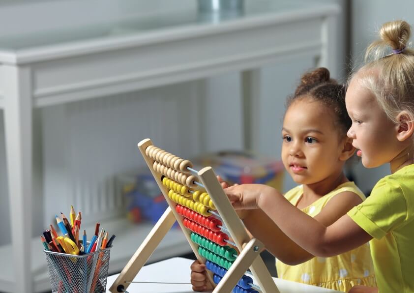 Wind turbines at sunset