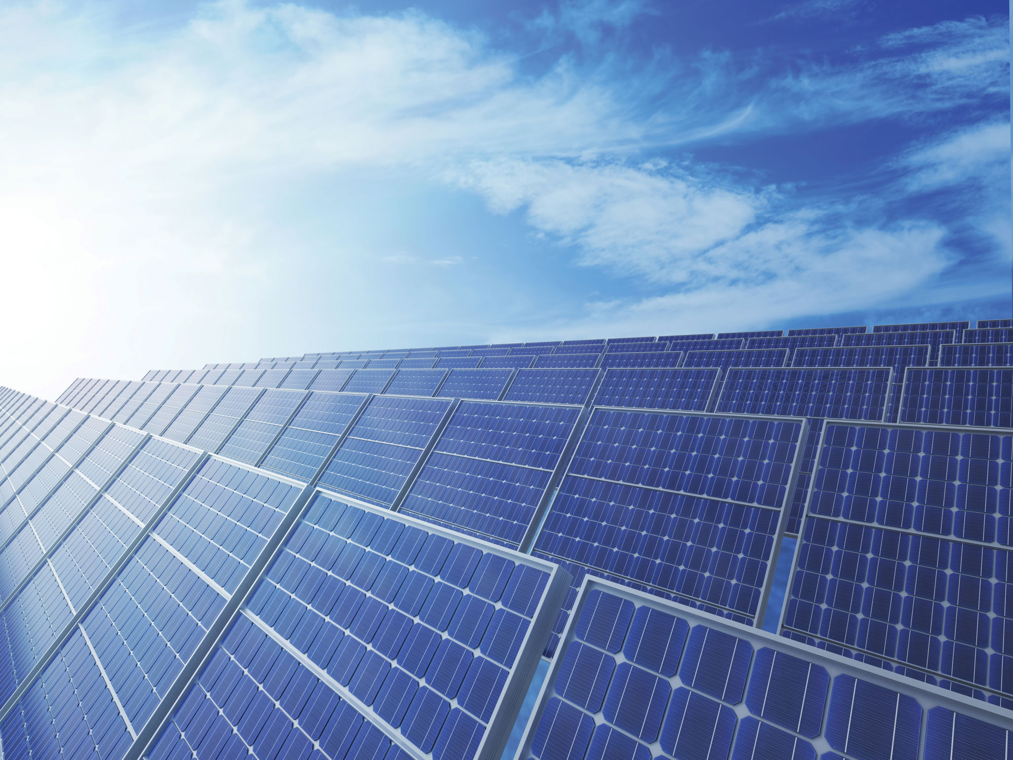 Wind turbines at sunset